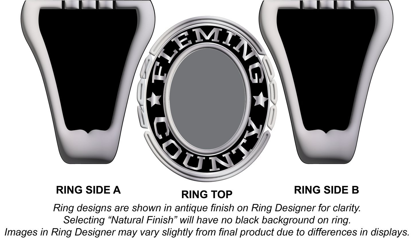 Lexington - Fleming County High School Class Ring