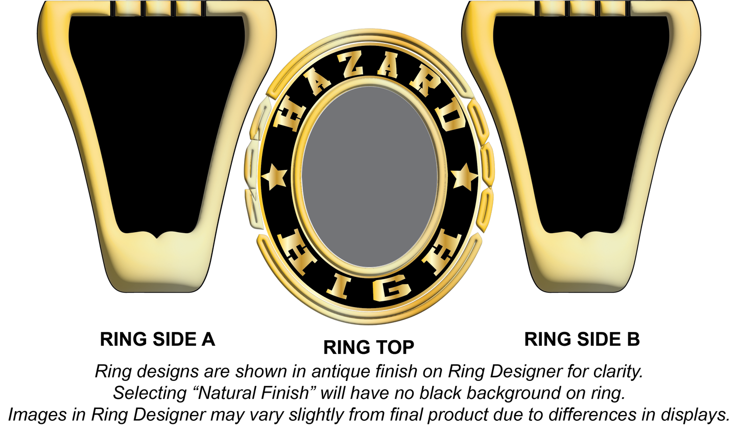 Graduate - Hazard High School Class Ring