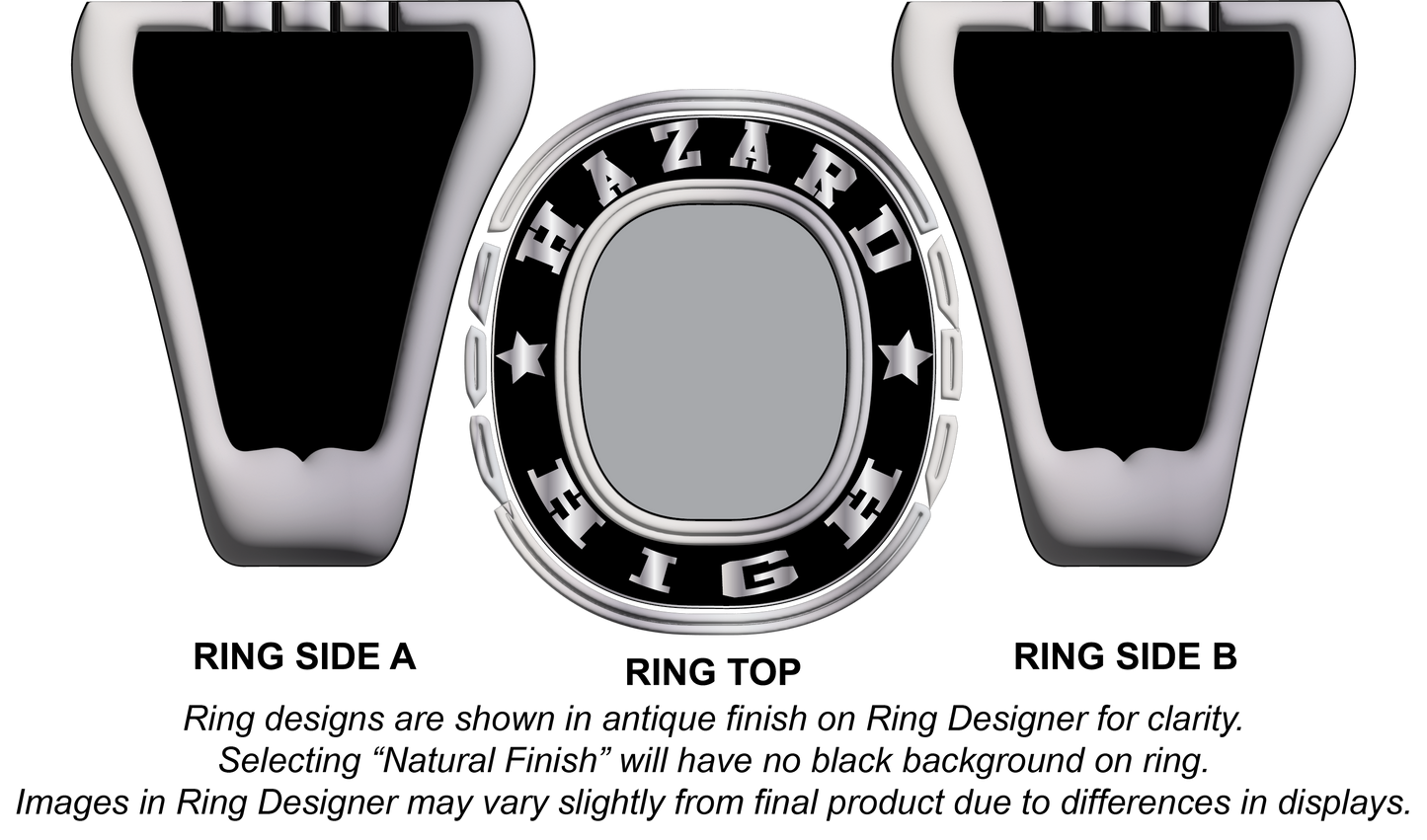 Explorer - Hazard High School Class Ring