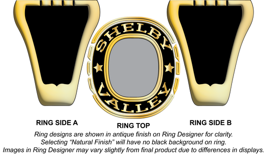 Mustang - Shelby Valley High School Class Ring