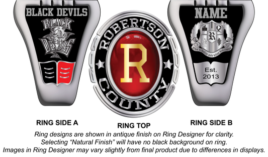 Lexington - Robertson County School Class Ring