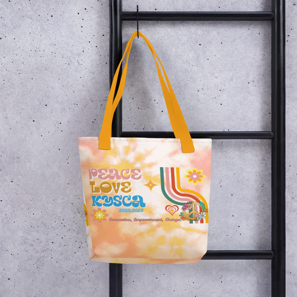 Peace, Love, KYSCA All-Over Print Tote bag