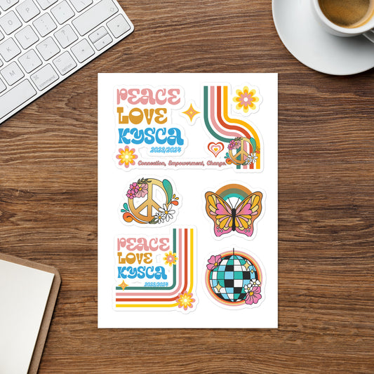 Peace, Love, KYSCA - Sticker sheet