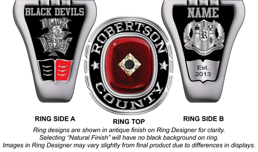 Rocket - Robertson County School Class Ring