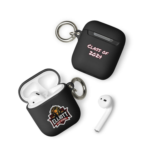 Personalized Rubber Case for AirPods® - Elliott County High School