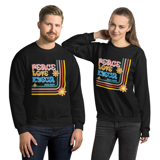 Peace, Love, KYSCA Unisex Sweatshirt