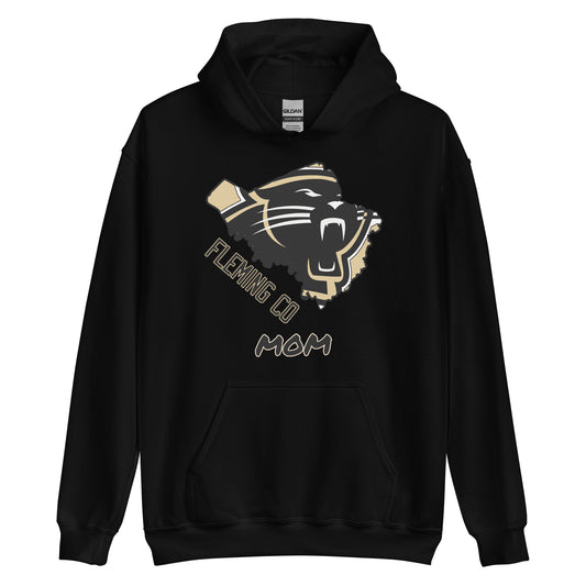 Personalized Hooded Sweatshirt - Big Logo - Fleming County High School