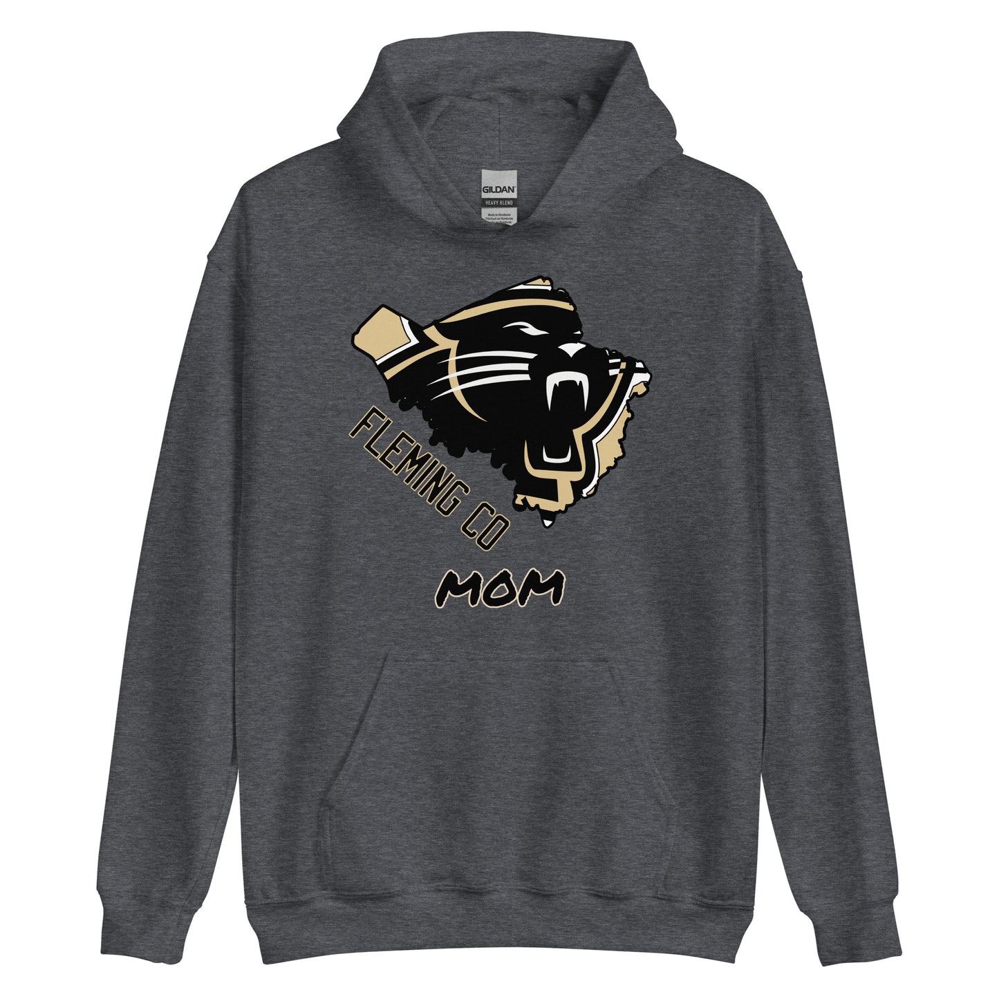 Personalized Hooded Sweatshirt - Big Logo - Fleming County High School