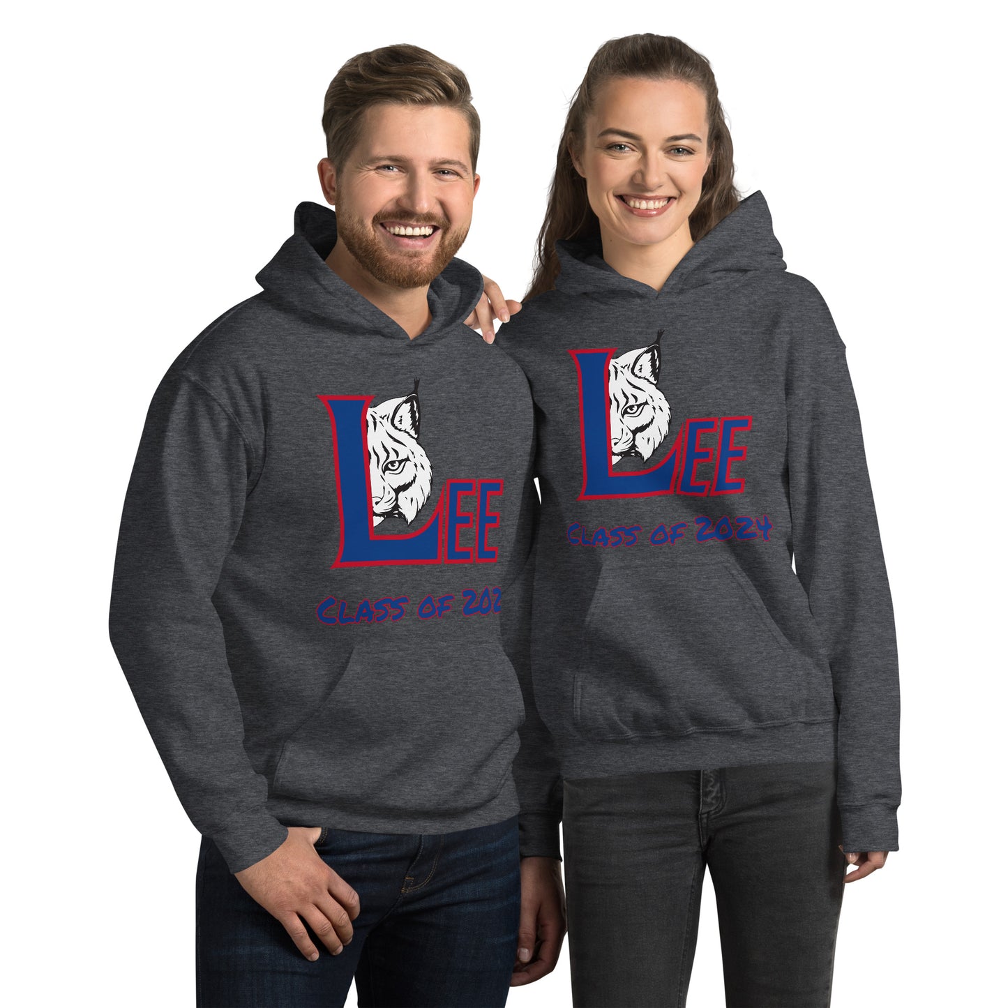 Personalized Hoodie - Lee County High School - Big Logo
