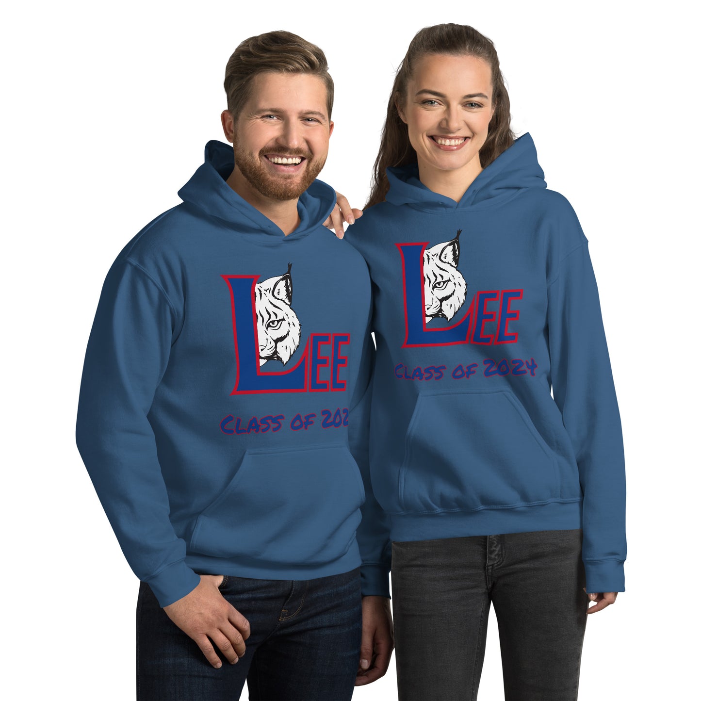 Personalized Hoodie - Lee County High School - Big Logo