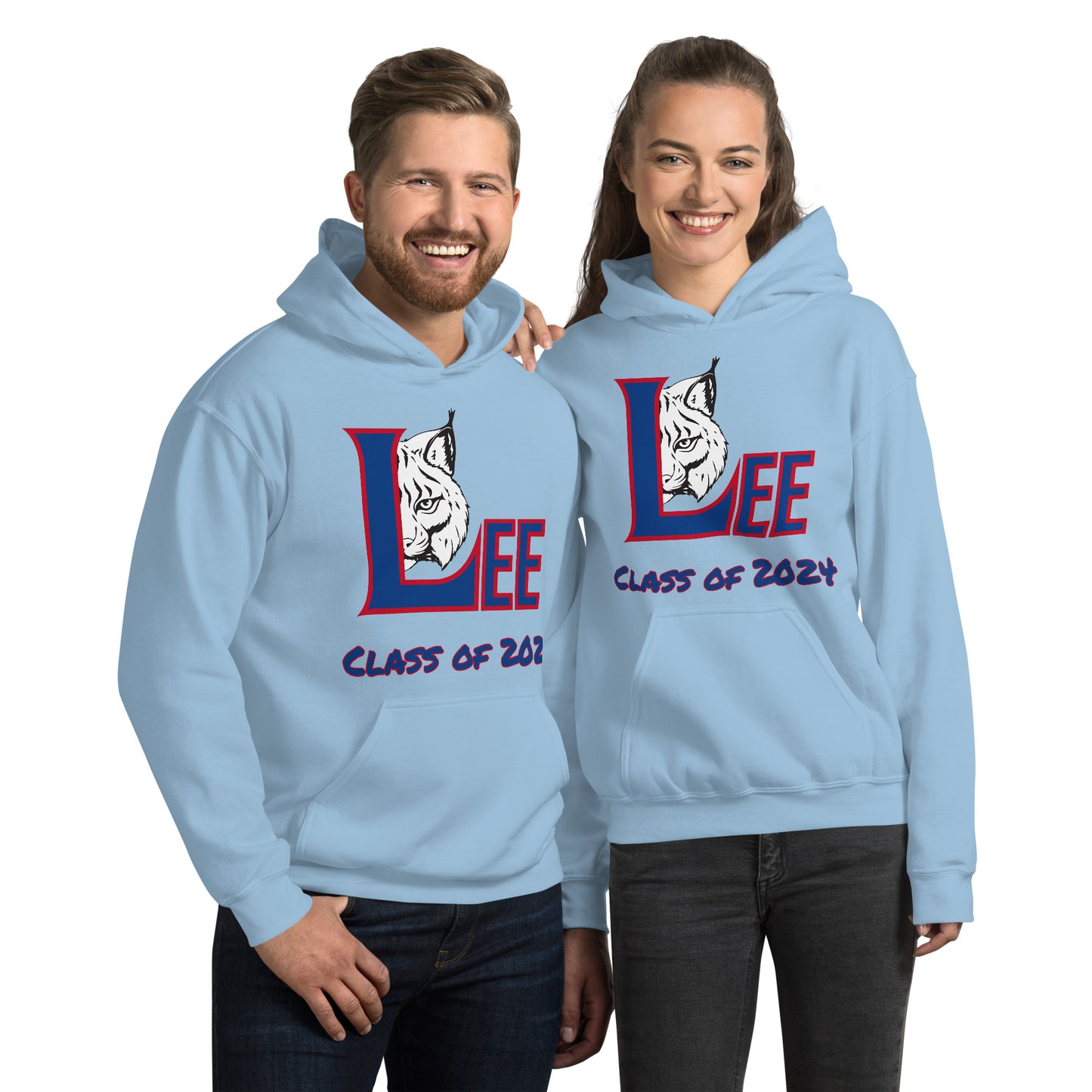 Personalized Hoodie - Lee County High School - Big Logo