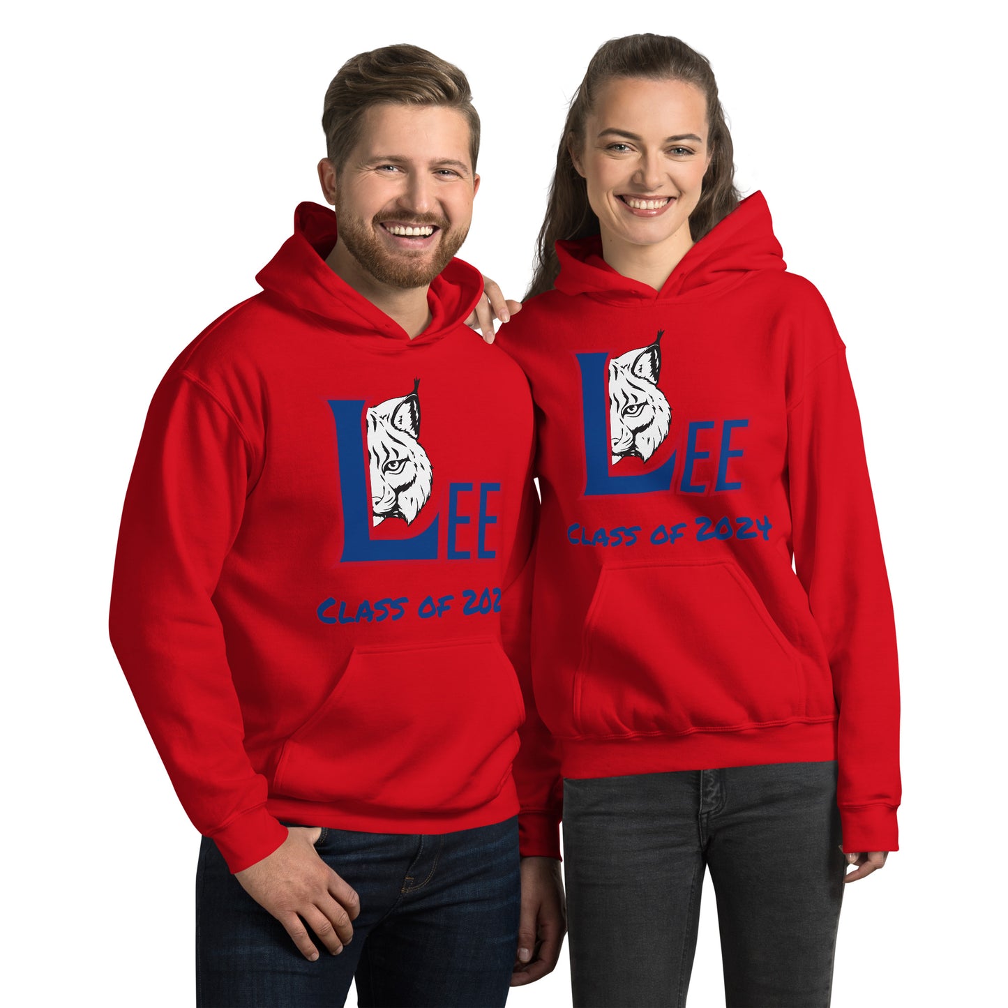 Personalized Hoodie - Lee County High School - Big Logo