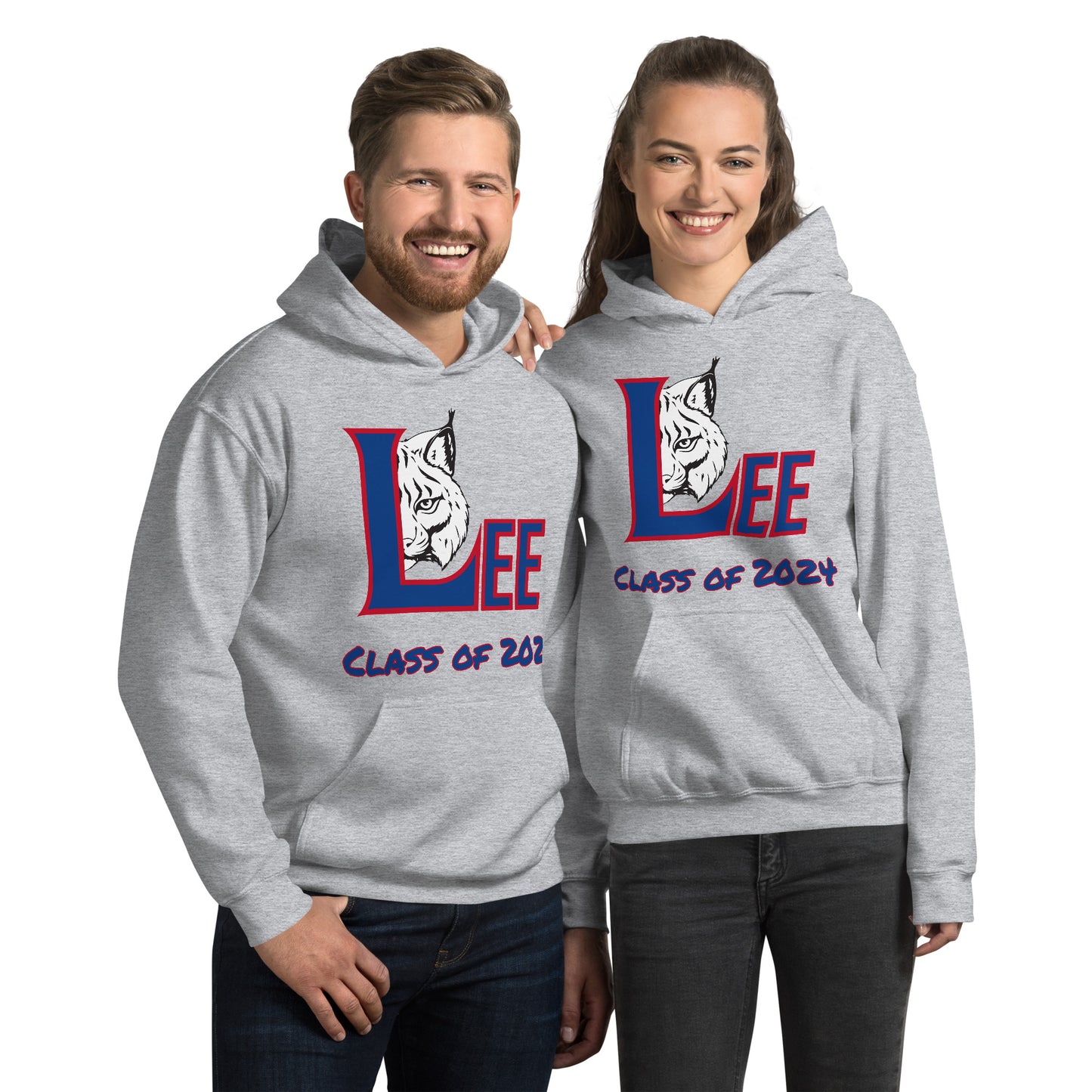 Personalized Hoodie - Lee County High School - Big Logo