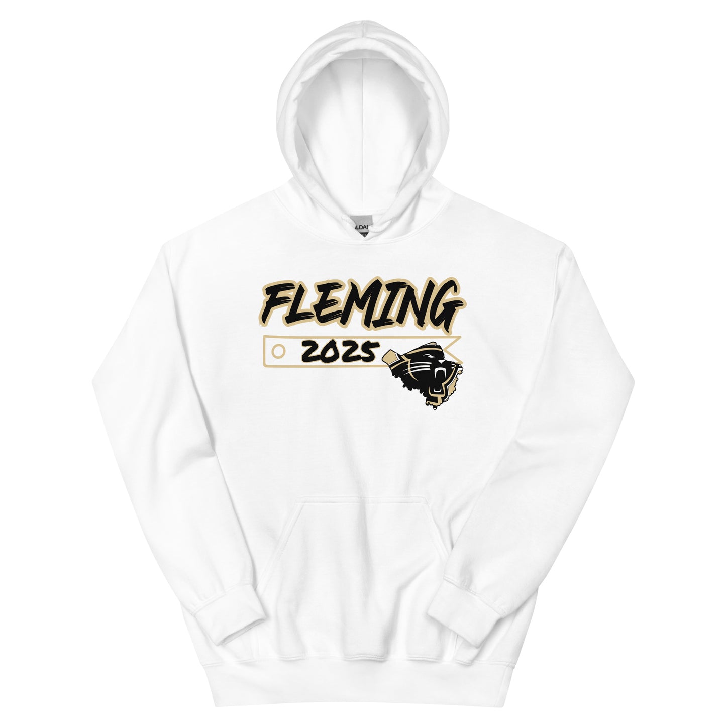Personalized Hooded Sweatshirt - Classic Logo - Fleming County High School