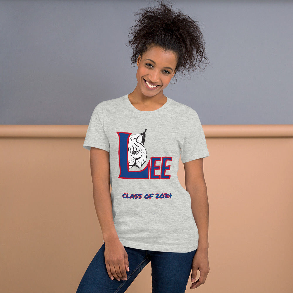 Personalized t-shirt - Lee County High School - Big Logo