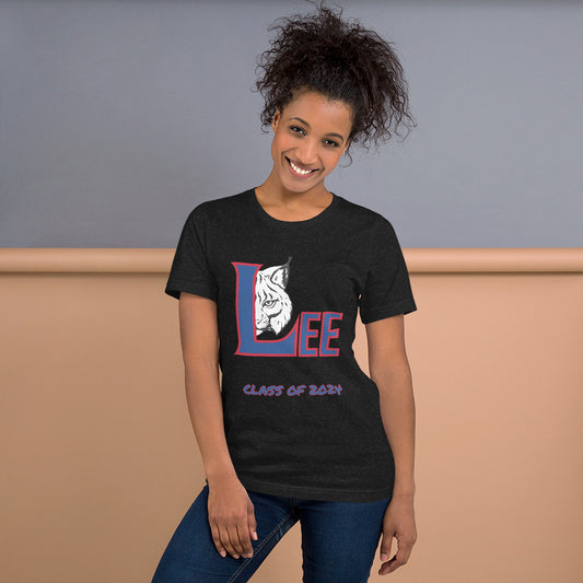 Personalized t-shirt - Lee County High School - Big Logo