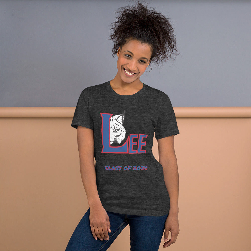 Personalized t-shirt - Lee County High School - Big Logo
