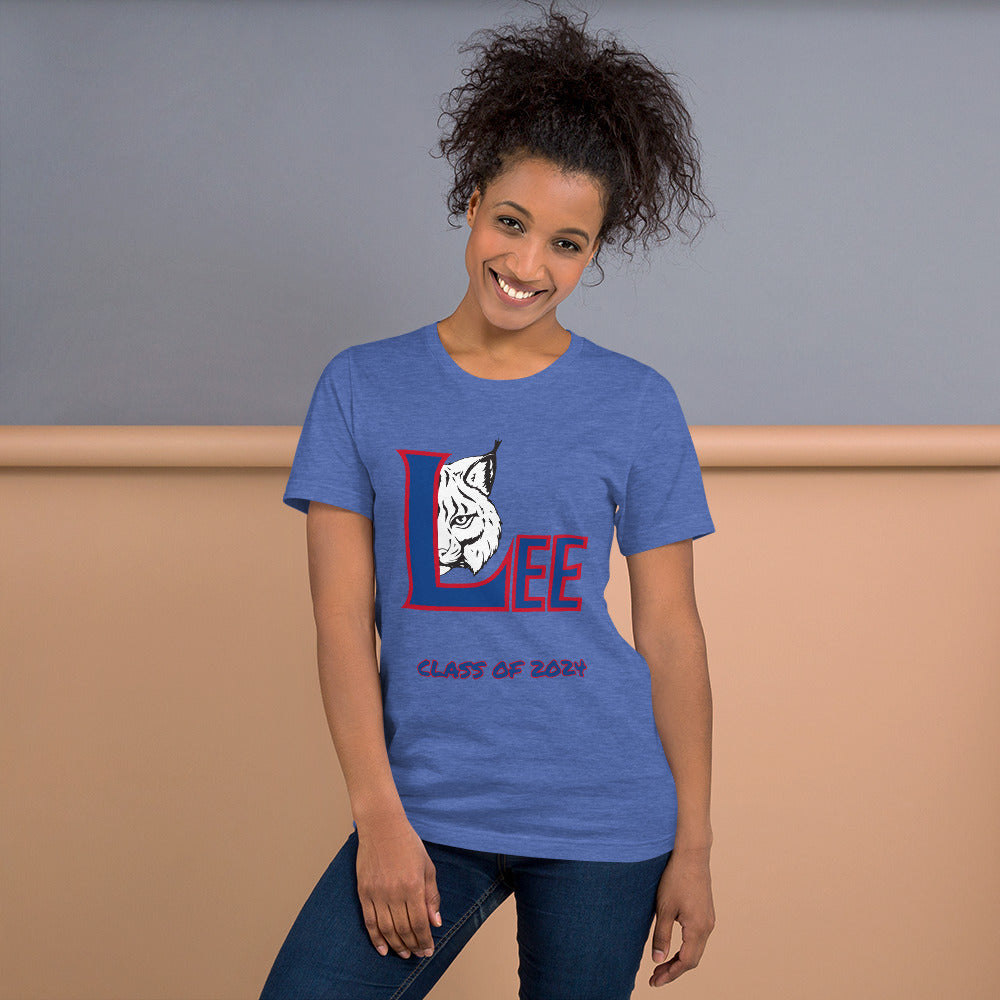 Personalized t-shirt - Lee County High School - Big Logo
