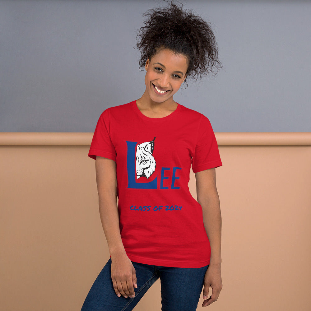 Personalized t-shirt - Lee County High School - Big Logo