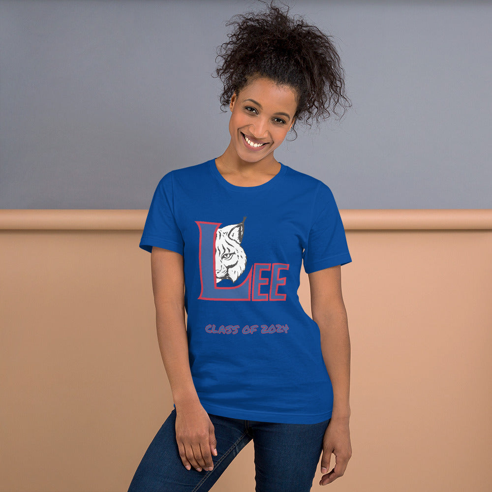 Personalized t-shirt - Lee County High School - Big Logo