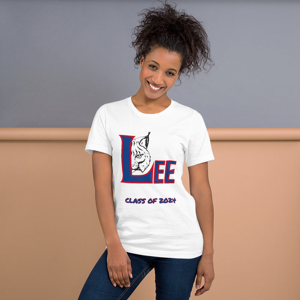 Personalized t-shirt - Lee County High School - Big Logo