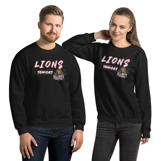 Personalized Crewneck Sweatshirt - Elliott County High School - Classic Logo