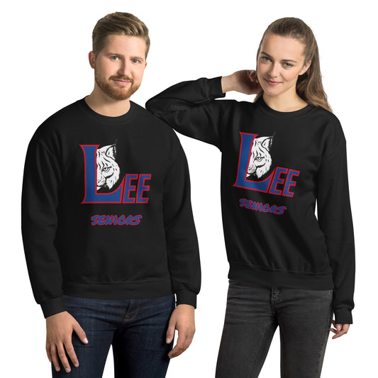 Personalized Crewneck Sweatshirt - Lee County High School - Big Logo
