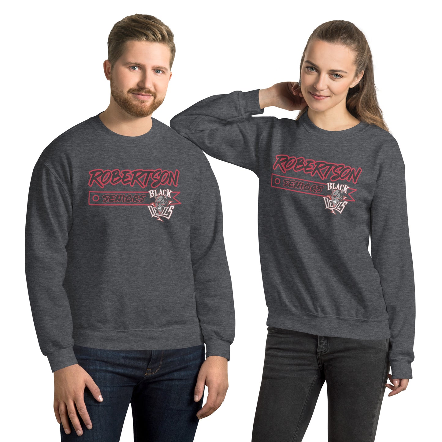 Personalized Robertson County Crewneck Sweatshirt - Classic Logo