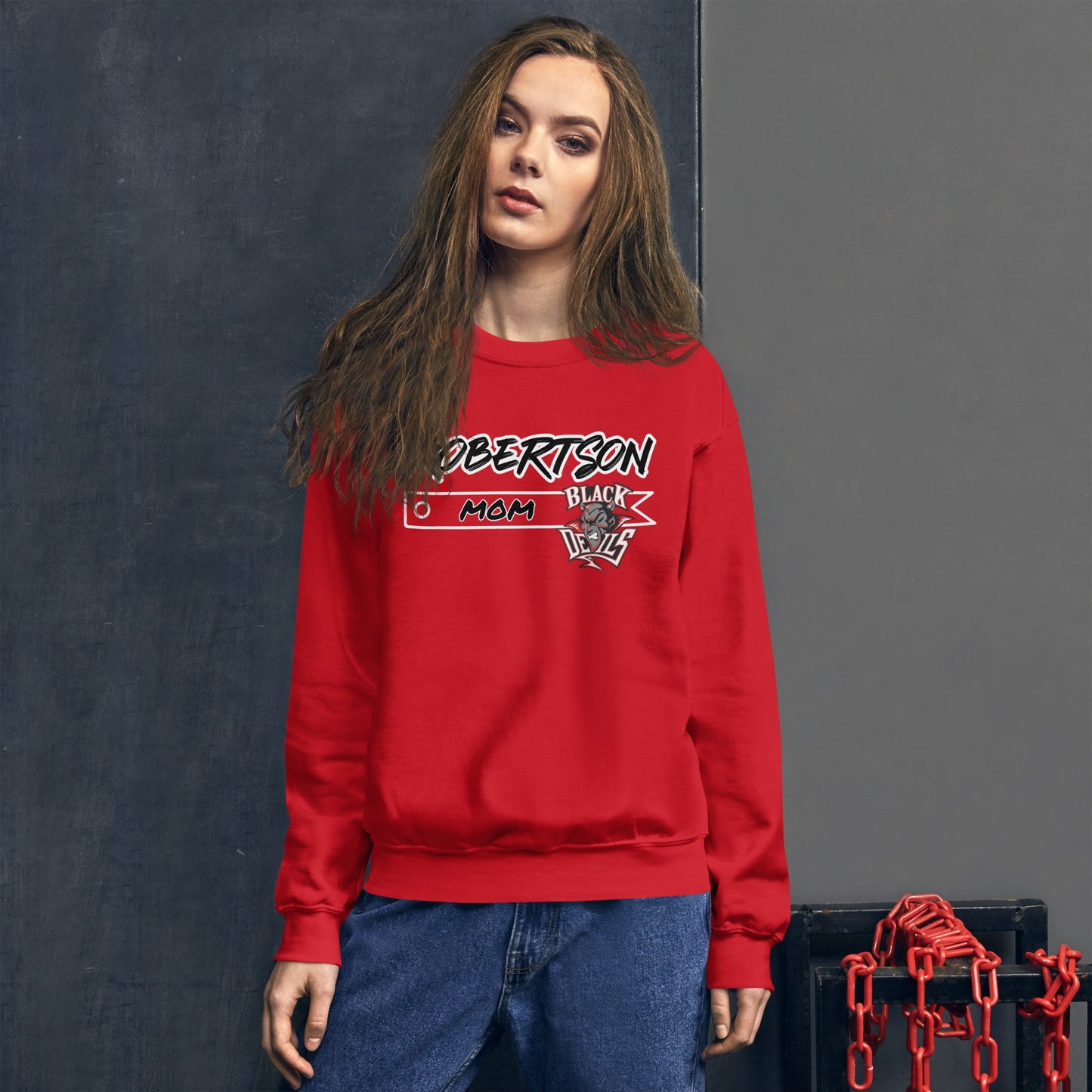 Personalized Robertson County Crewneck Sweatshirt - Classic Logo