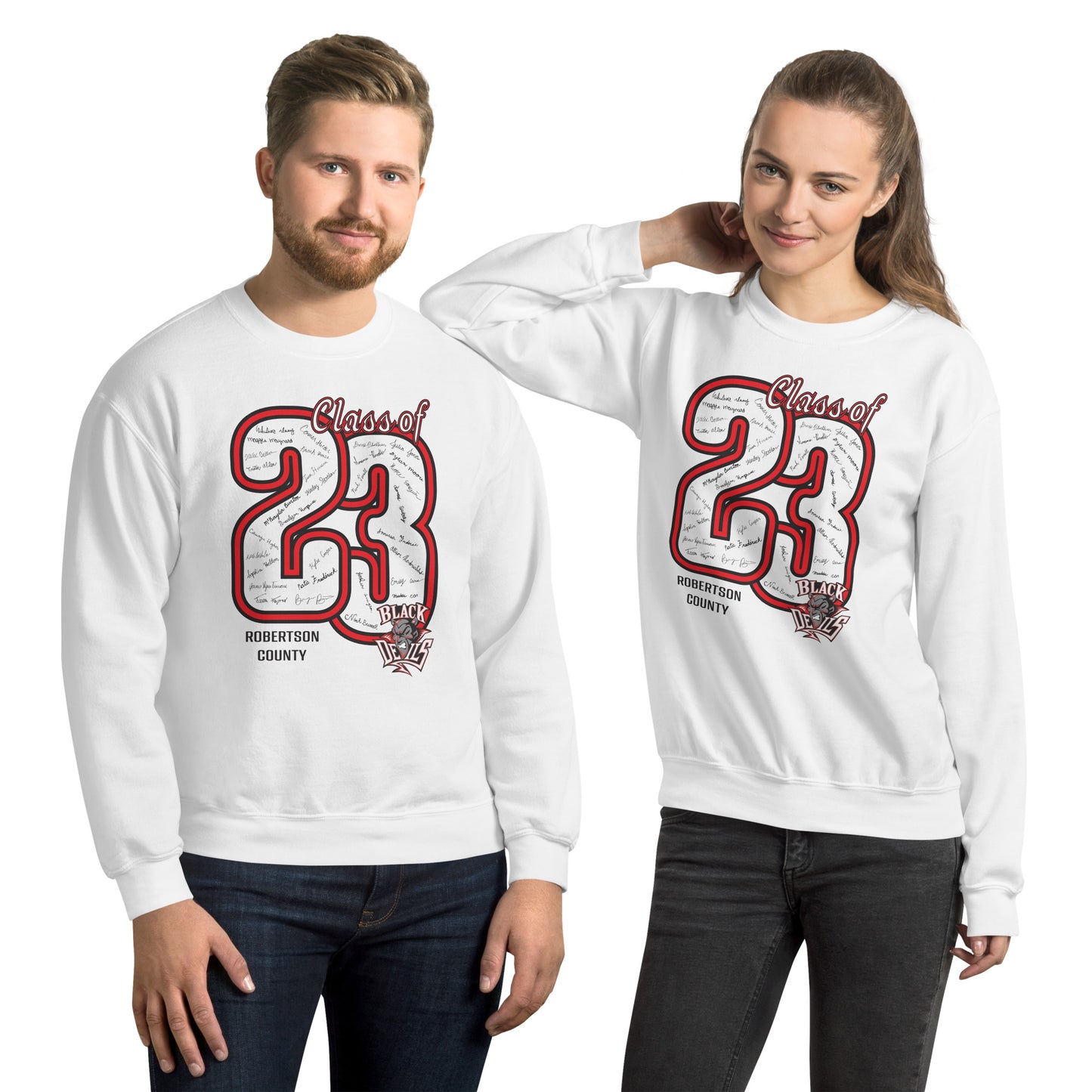Class of 2023 Signature Crewneck Sweatshirt - Robertson County School