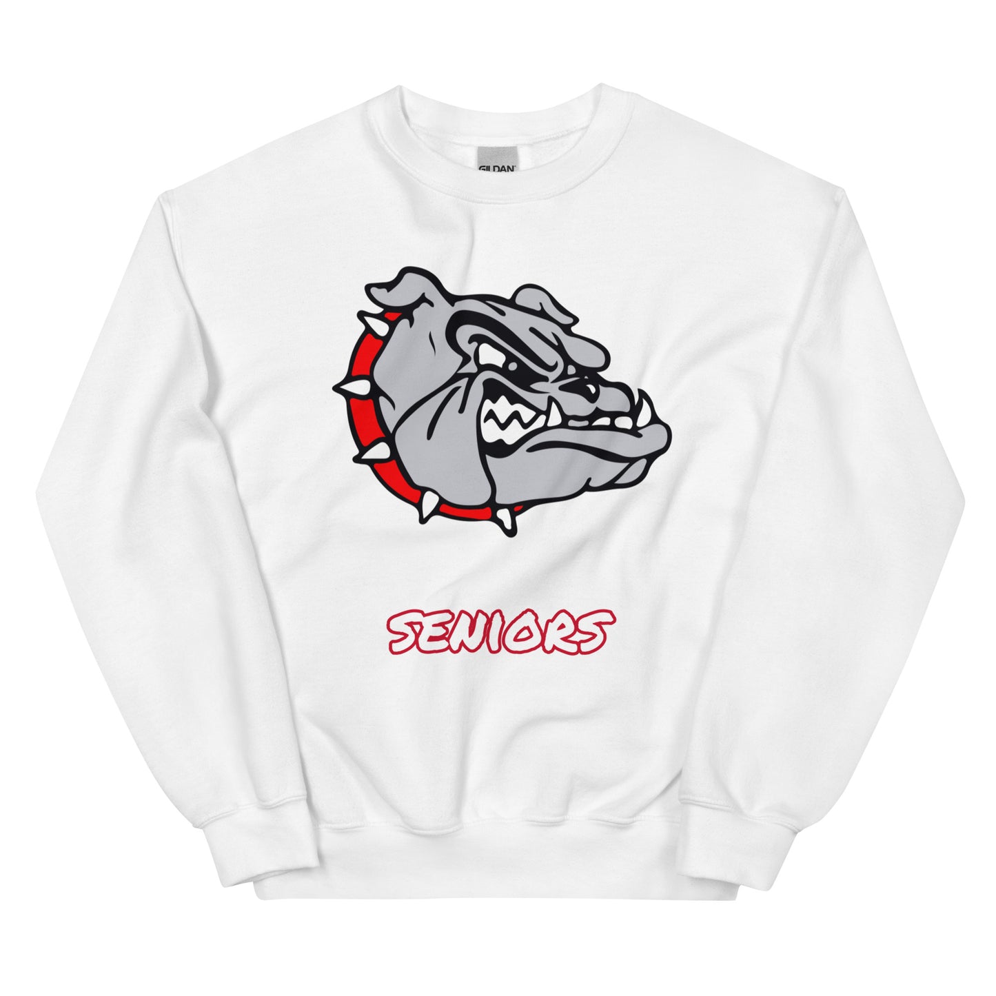 Personalized Crewneck Sweatshirt - Dunbar High School - Bulldog Head Logo