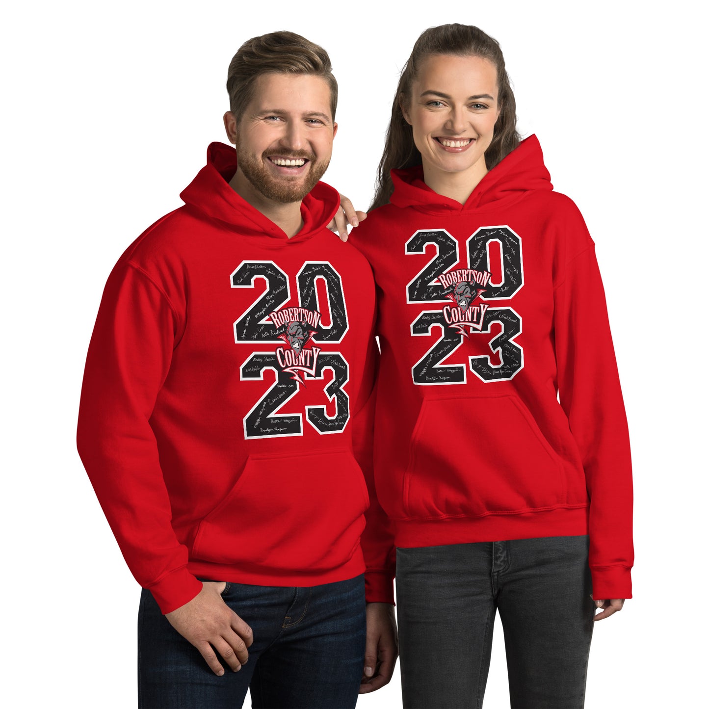 Class of 2023 Signature Hooded Sweatshirt - Design 2 - Robertson County School