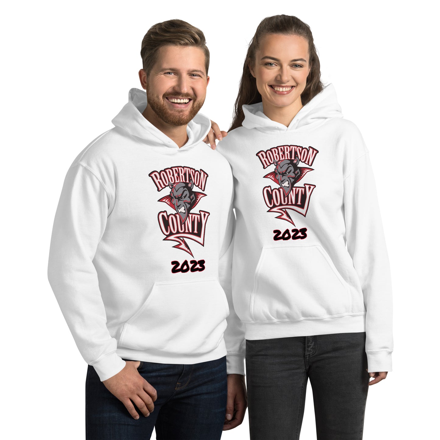 Personalized Hoodie - Robertson County School - Big Logo