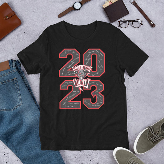 Class of 2023 Signature T-Shirt - Design 2 - Robertson County School