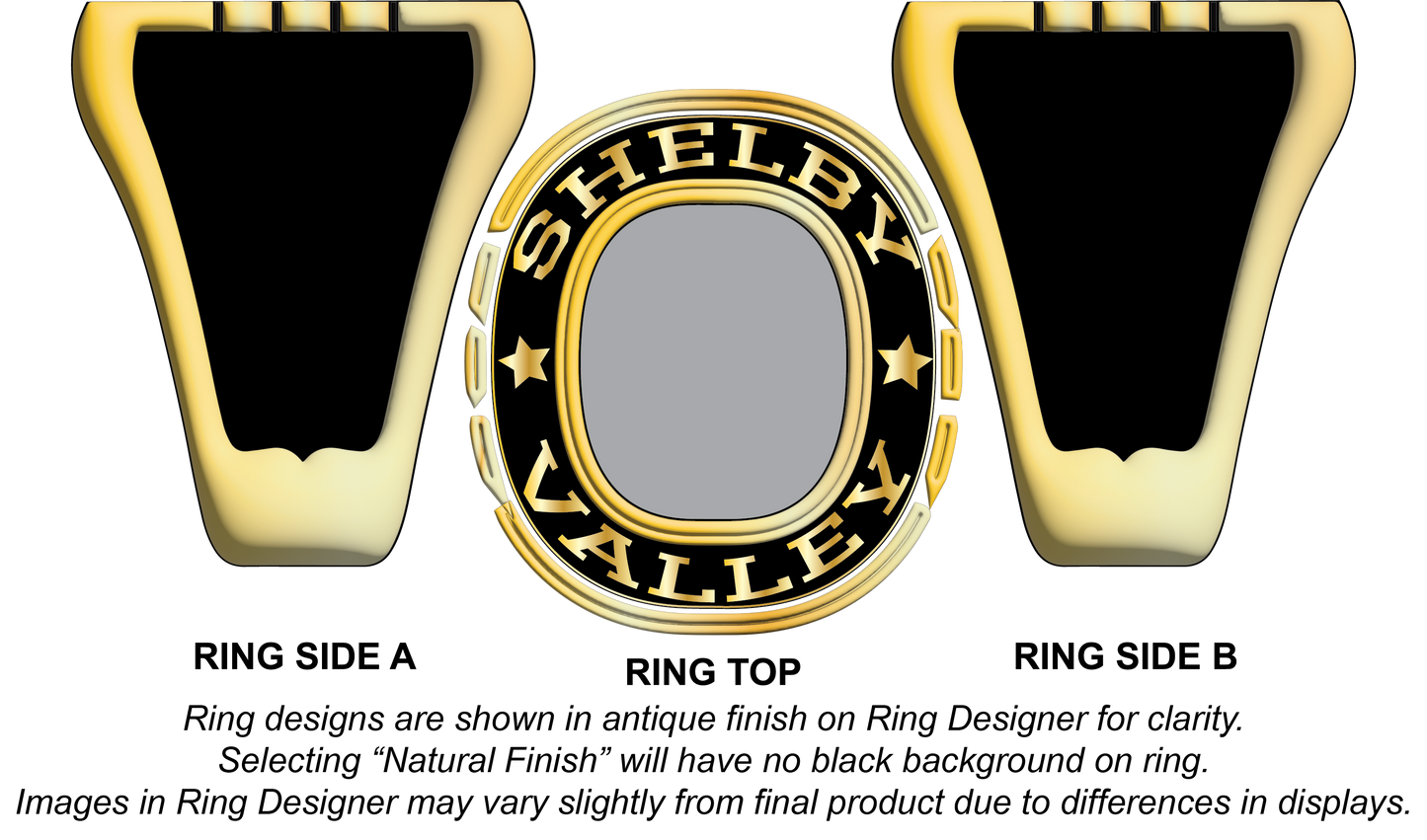 Rocket - Shelby Valley High School Class Ring