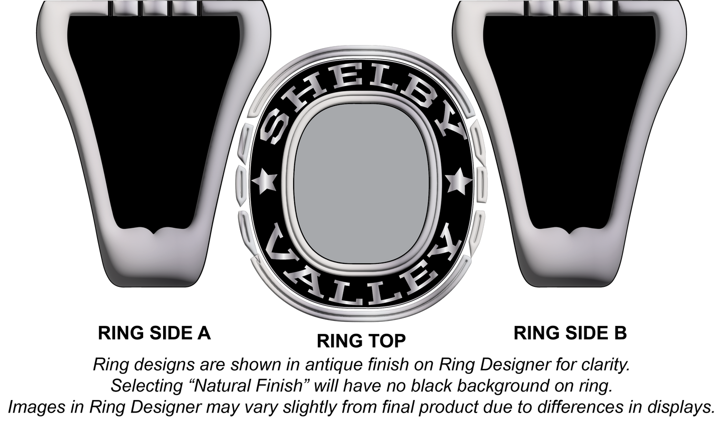 Mustang - Shelby Valley High School Class Ring
