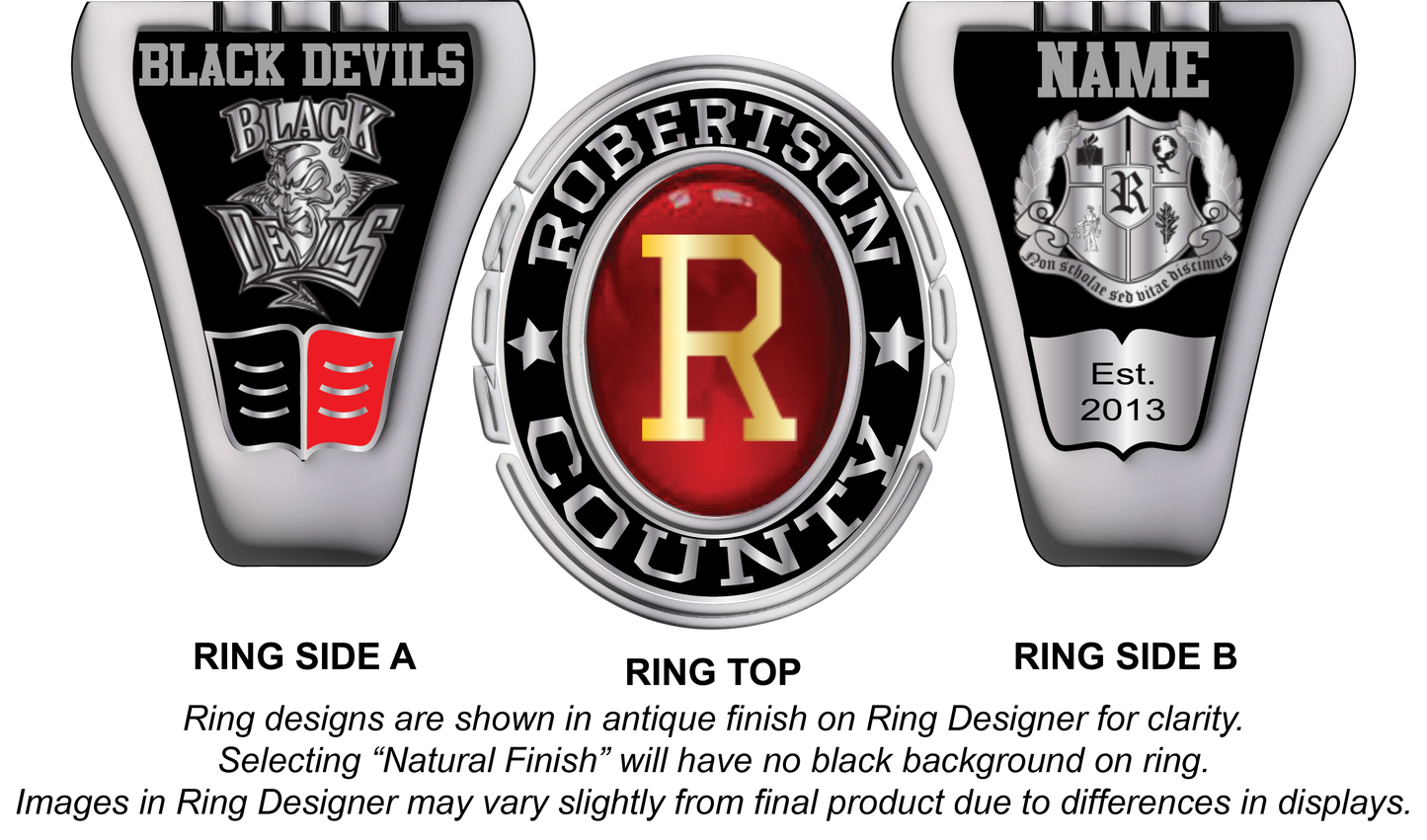 Lexington - Robertson County School Class Ring