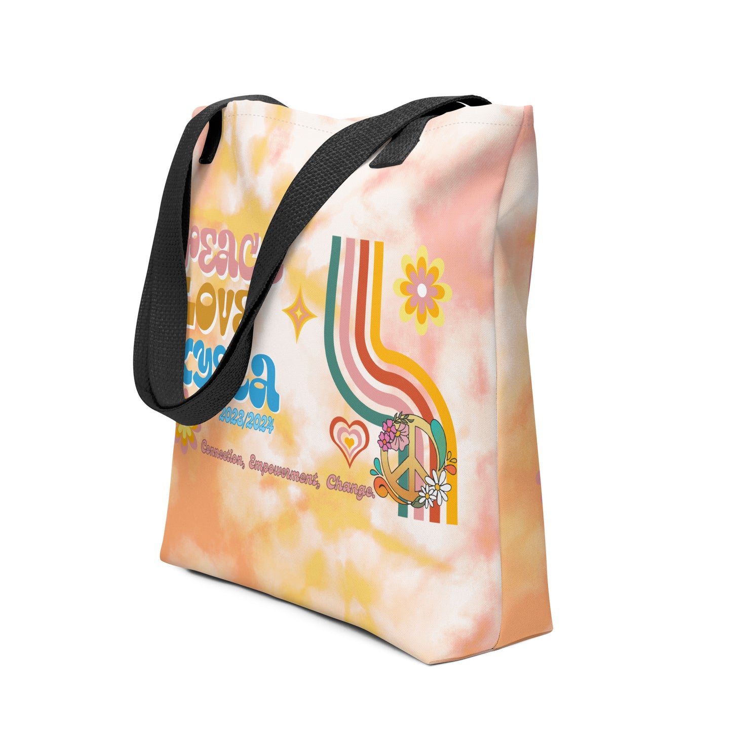 Peace, Love, KYSCA All-Over Print Tote bag