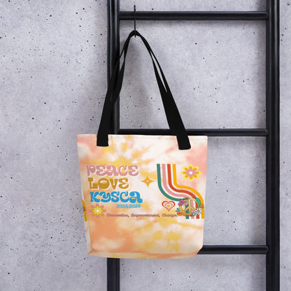 Peace, Love, KYSCA All-Over Print Tote bag