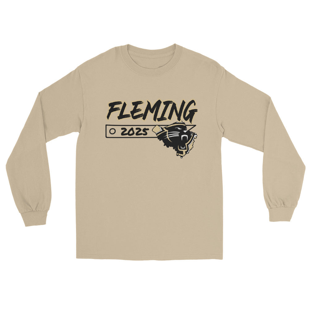 Personalized Long Sleeve Shirt - Fleming County High School - Classic Logo