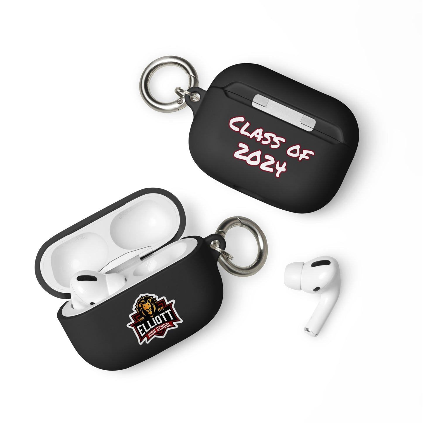Personalized Rubber Case for AirPods® - Elliott County High School