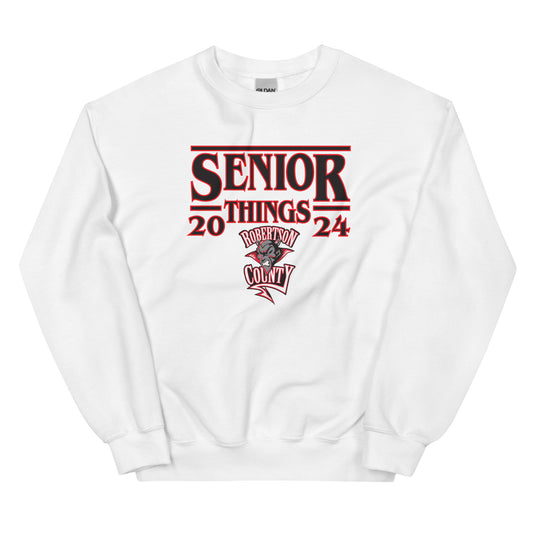 Senior Things 2024 Crewneck Sweatshirt - Robertson County School