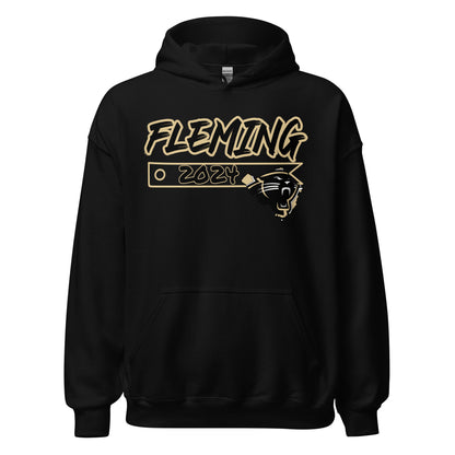 Personalized Hooded Sweatshirt - Classic Logo - Fleming County High School