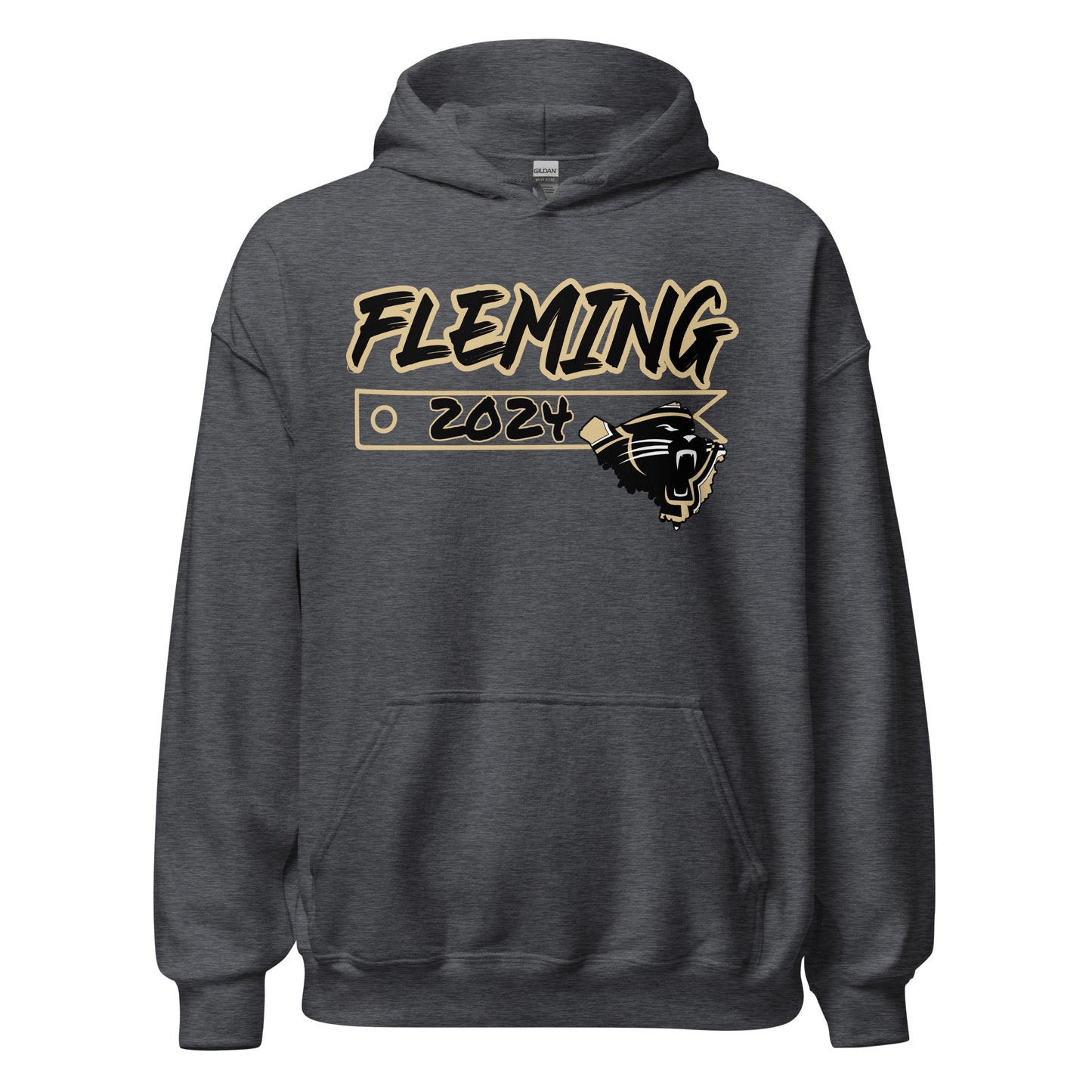 Personalized Hooded Sweatshirt - Classic Logo - Fleming County High School
