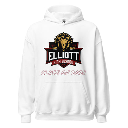 Personalized Hoodie - Elliott County High School - Big Logo