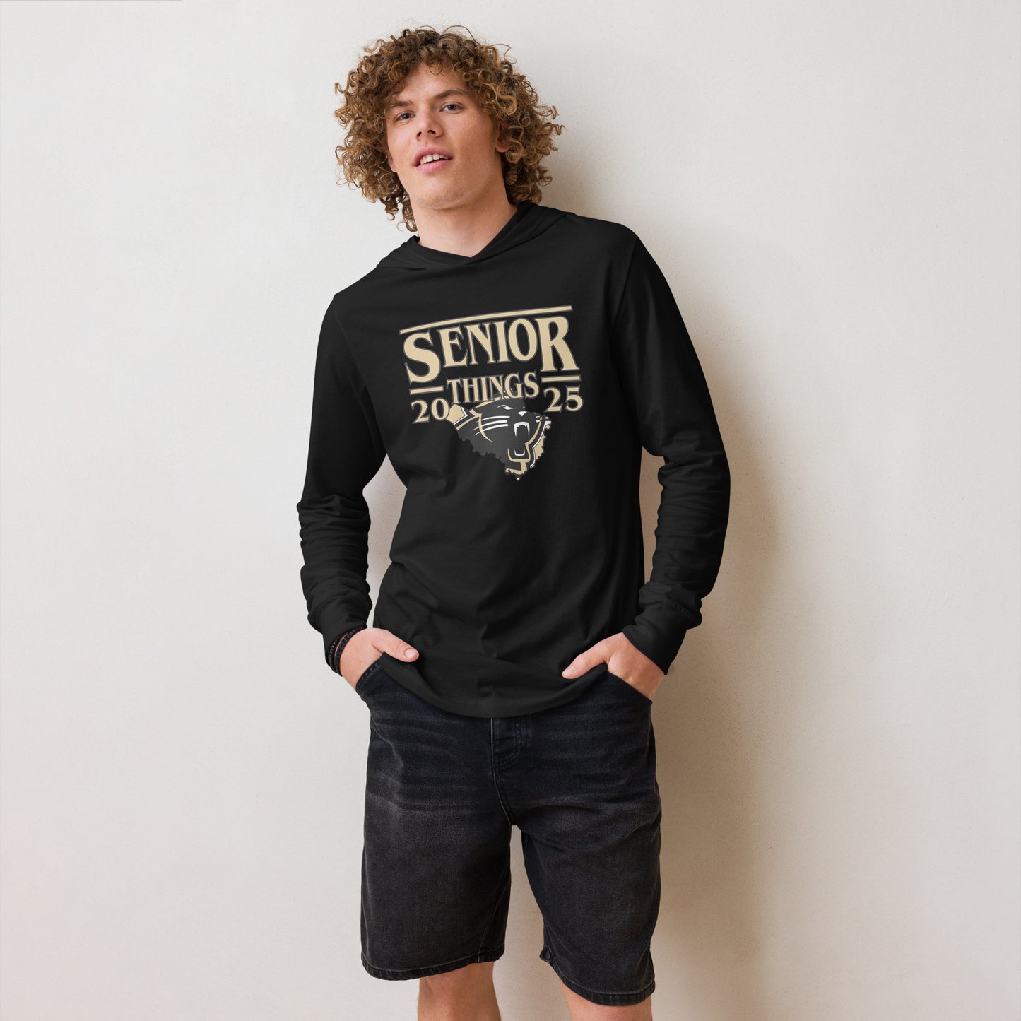 Senior Things 2025 - Hooded long-sleeve tee - Fleming County High School