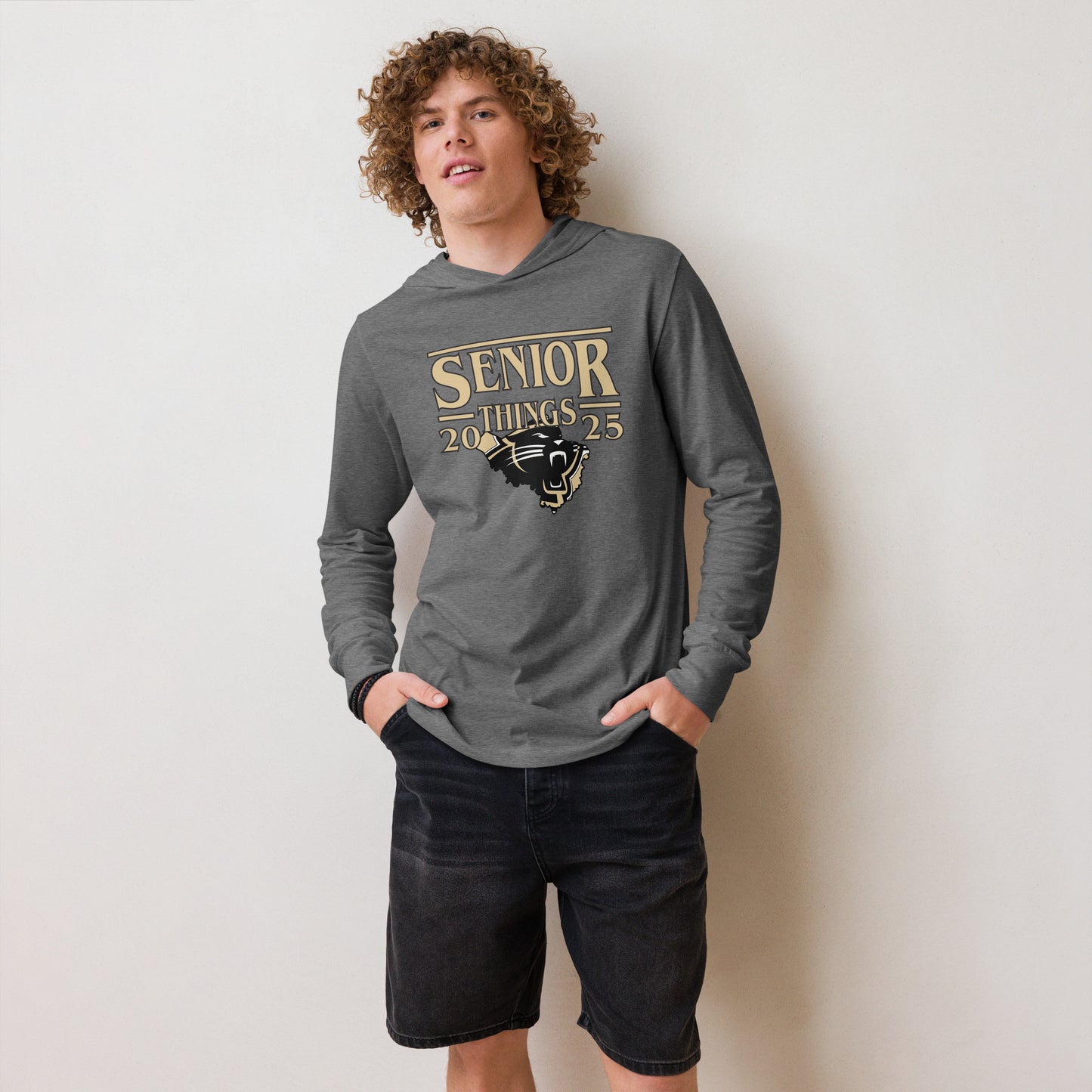 Senior Things 2025 - Hooded long-sleeve tee - Fleming County High School