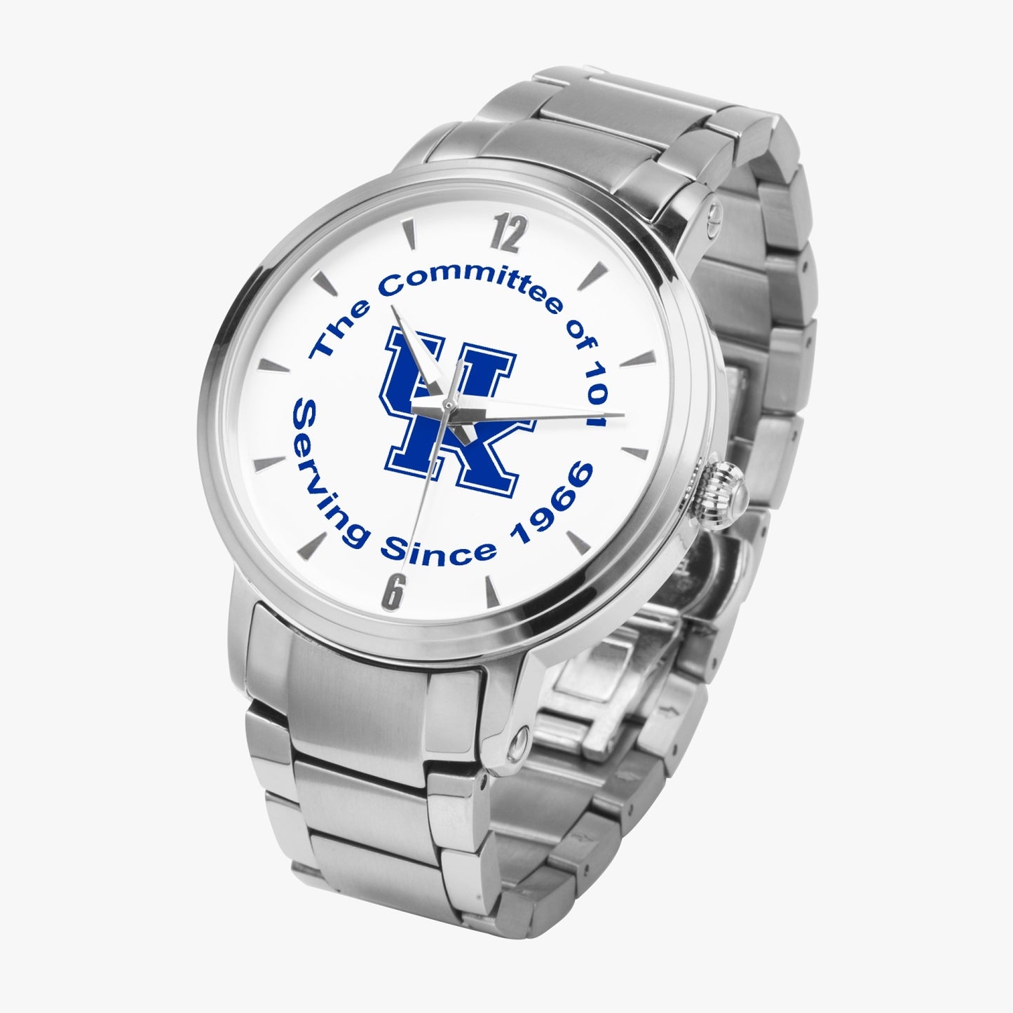 "The Rupp - Steel Band" - The Committee of 101 Steel Strap Automatic Watch