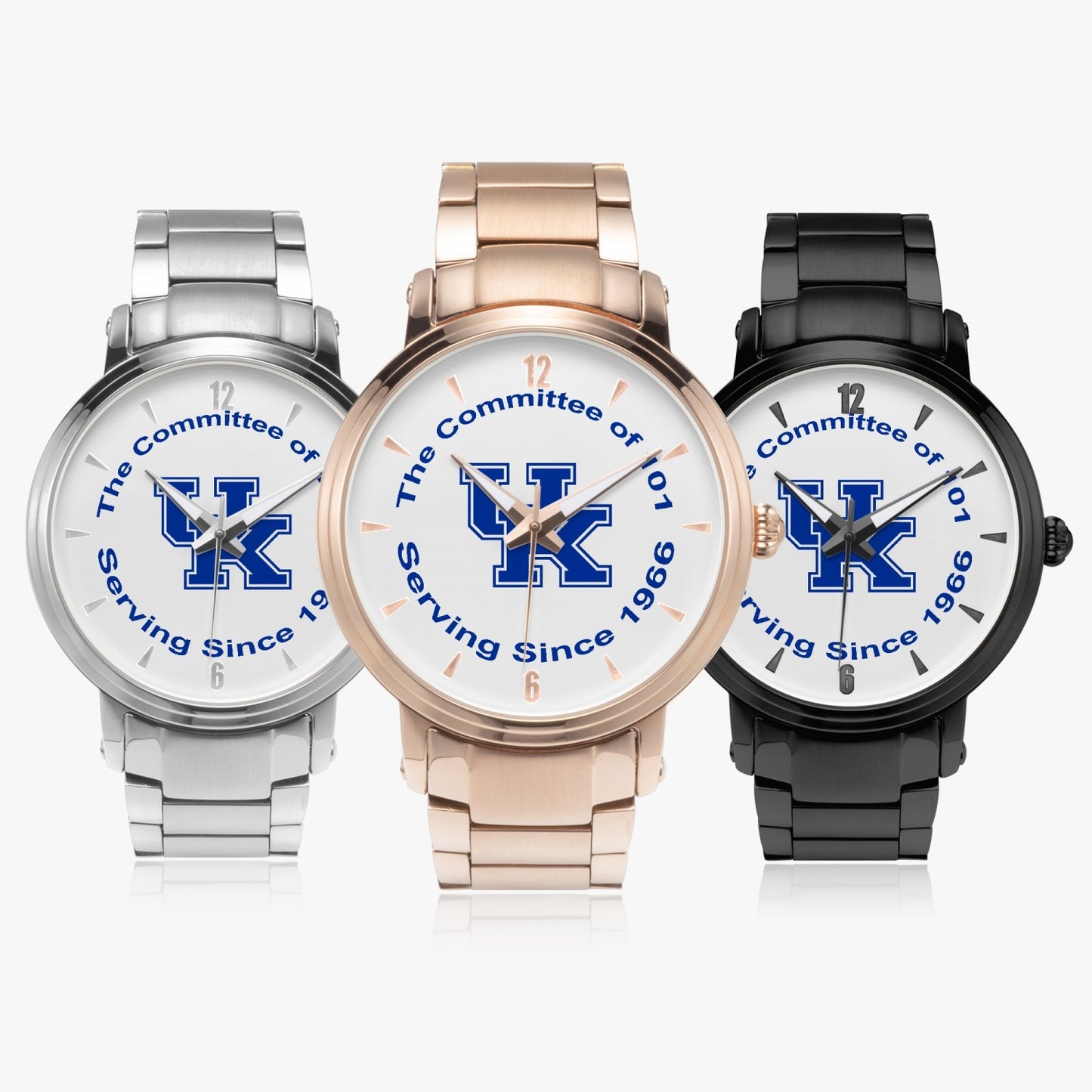 "The Rupp - Steel Band" - The Committee of 101 Steel Strap Automatic Watch