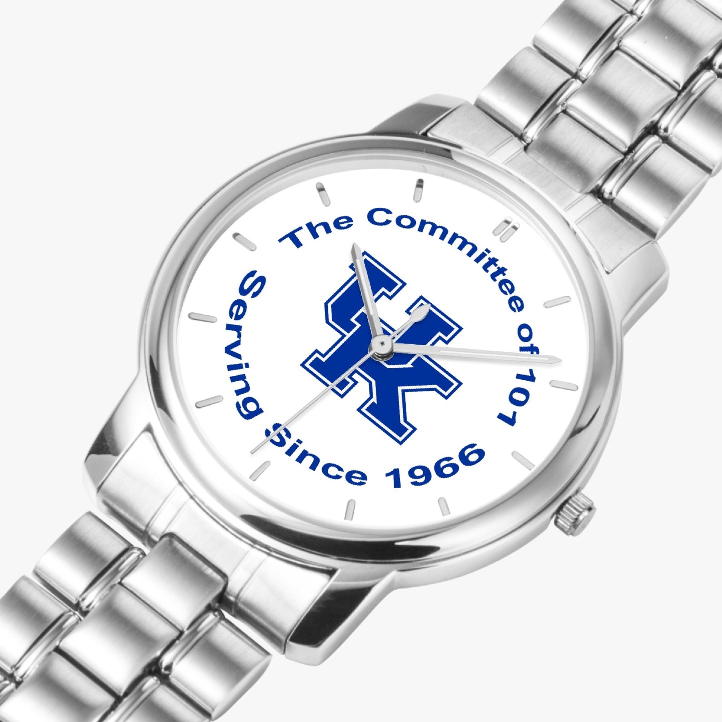 "The Stoll" - The Committee of 101 Steel Strap Battery Watch